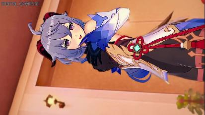 Ganyu sega e giornata con le tette